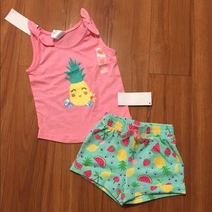 Gymboree NWT Baby Girl Tank Top Shorts Set